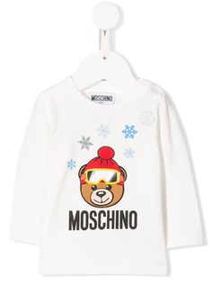 Moschino Kids футболка с принтом Teddy Bear