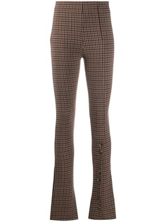 A.W.A.K.E. Mode flared check trousers