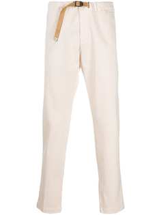 White Sand buckle-fastening trousers