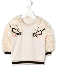 Noé & Zoë толстовка с рукавами из искусственного меха