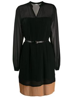 Liu Jo pleated detail dress