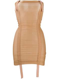 Charlotte Knowles fitted strapless mini dress