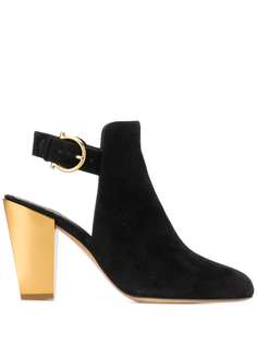Salvatore Ferragamo мюли на зеркальном каблуке