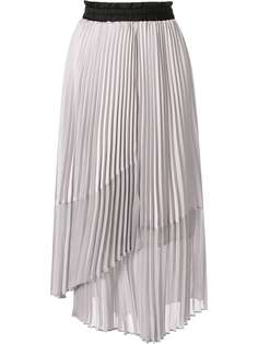 Frei Ea pleated asymmetric skirt