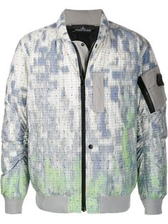 Stone Island Shadow Project all-over print padded jacket