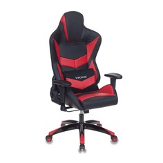 Кресла и стулья Кресло игровое БЮРОКРАТ CH-773N, на колесиках, искусственная кожа, красный/черный [ch-773n/bl+red]