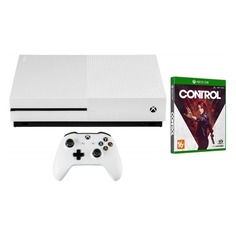 Игровая консоль MICROSOFT Xbox One S с 1 ТБ памяти, игрой Control, белый