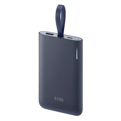 Внешний аккумулятор (Power Bank) SAMSUNG EB-PG950, 5100мAч, темно-синий [eb-pg950cnrgru]