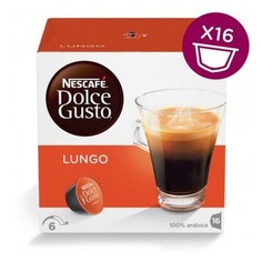 Кофе капсульный DOLCE GUSTO Caffe Lungo, капсулы, совместимые с кофемашинами DOLCE GUSTO®, крепость 16 шт [12423697] 3 шт./кор.