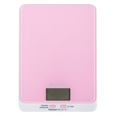Весы кухонные KitFort KT-803-2, розовый