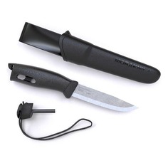 Нож MORAKNIV Companion Spark, разделочный, 104мм, стальной, черный [13567]