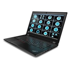 Ноутбуки Ноутбук LENOVO ThinkPad P73, 17.3", Intel Core i7 9750H 2.6ГГц, 16ГБ, 1000ГБ, 256ГБ SSD, nVidia Quadro T2000 - 4096 Мб, Windows 10 Professional, 20QR002ART, черный