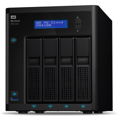 Сетевое хранилище данных WD 24TB MyCloudPro(WDBKWB0240KBK-EEUE)