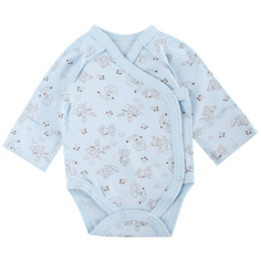 Боди Leo, цвет: голубой/коричневый