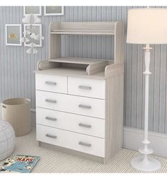 Комод Атон Сириус-2 805 ЛДСП, цвет: шимо светлый/белый Aton