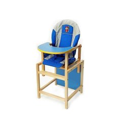 Стульчик для кормления Вилт Кузя, цвет: синий