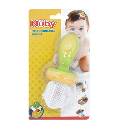 Ниблер Nuby полипропилен, цвет: зеленый