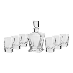 Набор Krosno Каро для виски 1 - 0,75 л/ 6 - 0,28 л