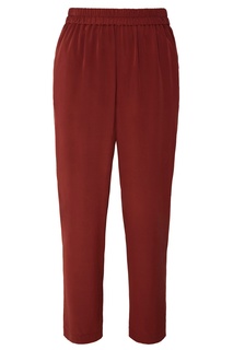 Укороченные брюки красного цвета Alena Akhmadullina