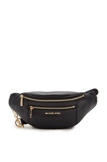 Поясная сумка с золотистой фурнитурой Michael Kors