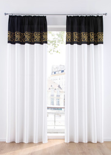 Плотные шторы Штора с вышивкой (1 шт.) Bonprix
