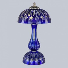 Настольная лампа декоративная Ivele Crystal 1370L/3/25 Ni Clear-Blue/H-1I