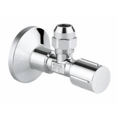 Угловой вентиль GROHE 1/2″-3/8″ для подключения смесителей, хром (22037000)