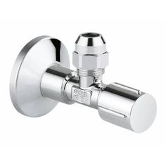 Угловой вентиль GROHE 1/2″-3/8″ для подключения смесителей, хром (22039000)