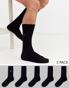 Черные носки с вышитым логотипом River Island
