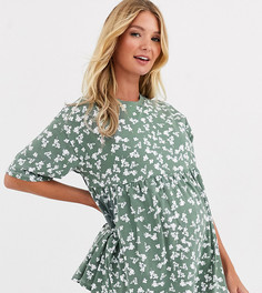 Свободный топ для кормления с цветочным принтом ASOS DESIGN Maternity