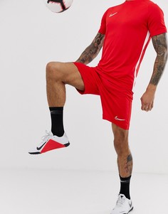 Красные трикотажные шорты Nike Football league