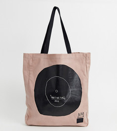Розовая сумка-тоут Herschel x Basquiat