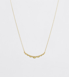 Золотистое ожерелье Kate Spade Slender Scallops