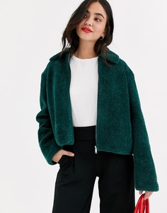 Куртка из мягкого искусственного меха JDY