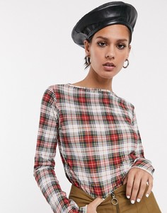 Лонгслив в клетку Cheap Monday Explicit