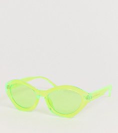 Зеленые солнцезащитные очки "кошачий глаз" South Beach