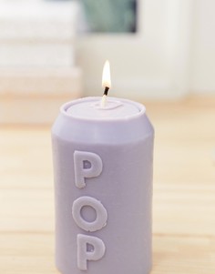 Свеча с надписью "pop" Flamingo Candles