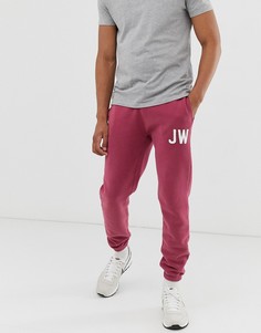 Бордовые джоггеры с логотипом Jack Wills Goldborne