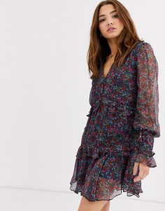 Платье с цветочным принтом и оборками Stevie May - Mercy