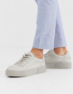 Серые кроссовки с массивной подошвой ASOS DESIGN
