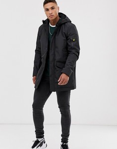 Черная парка с капюшоном Lyle & Scott