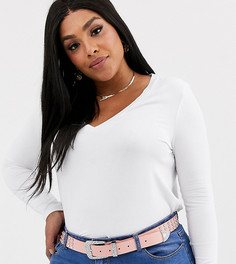 Розовые ремень в ковбойском стиле со стразами ASOS DESIGN Curve