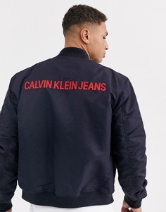 Бомбер с вышивкой Calvin Klein