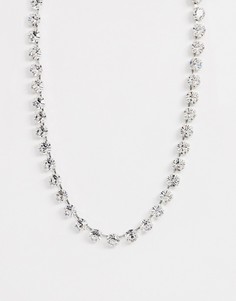 Ожерелье в 1 ряд с кристаллами Swarovski Krystal London