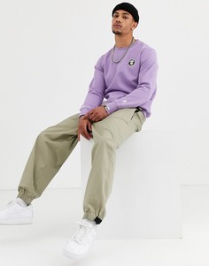 Фиолетовый свитшот с вышитым логотипом AAPE By A Bathing Ape One Point