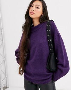 Oversize-джемпер с добавлением шерсти Dr Denim