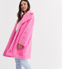 Oversize-пальто из искусственного меха Daisy Street