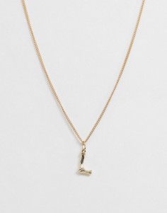 Ожерелье с буквой "L" Nylon
