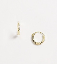 Серьги-кольца из позолоченного серебра Kingsley Ryan