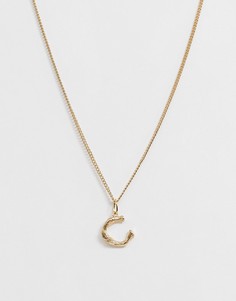 Ожерелье с буквой "C" Nylon